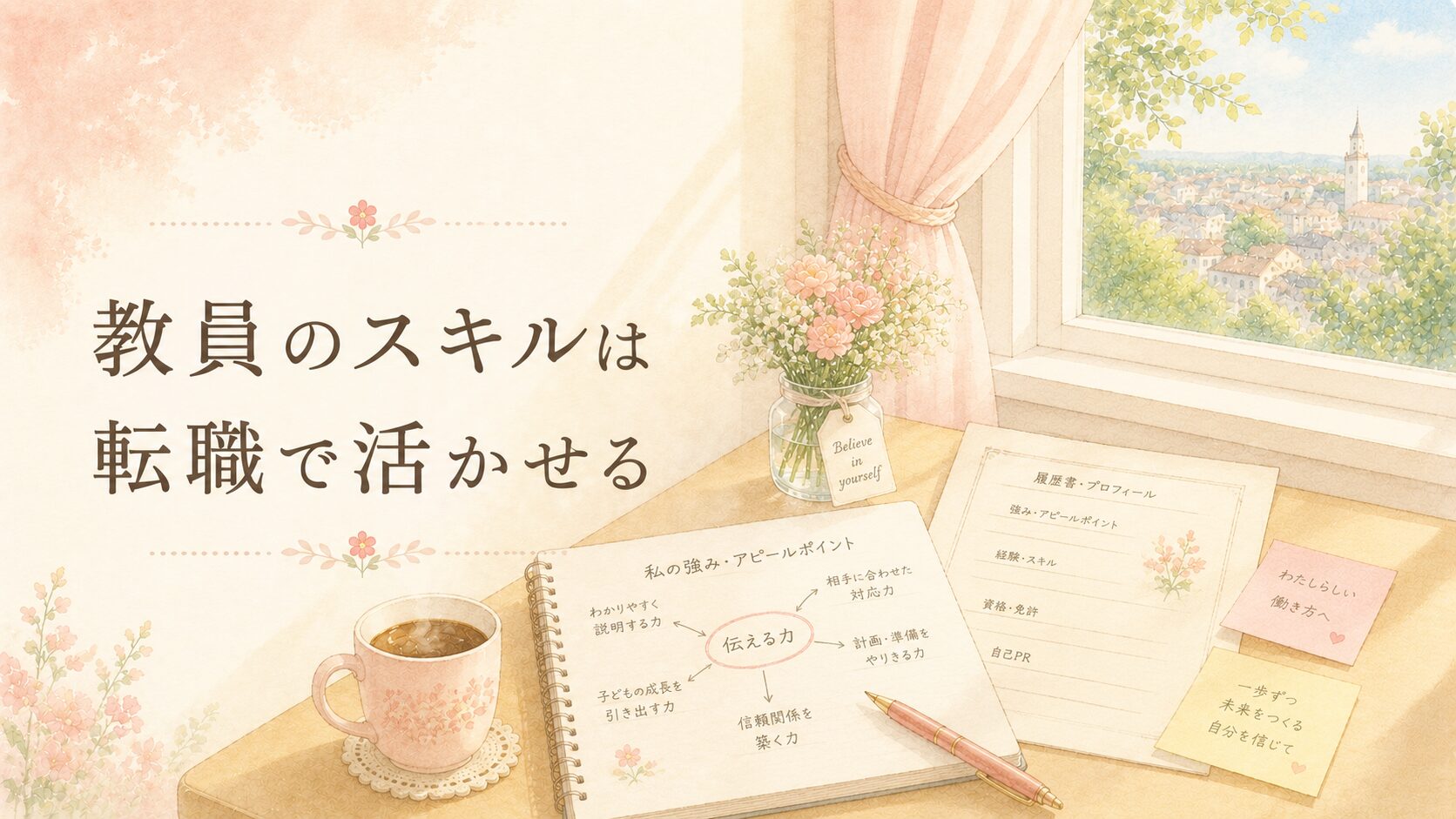 教員のスキルは転職で活かせる