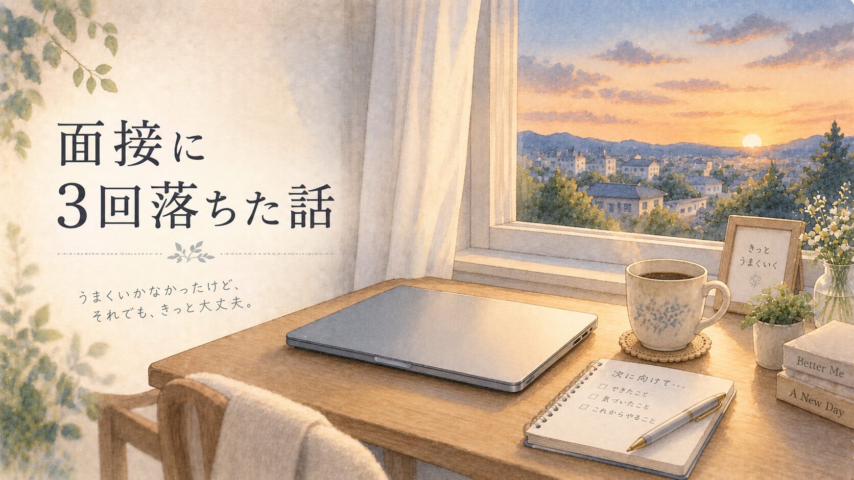 面接に3回落ちた話